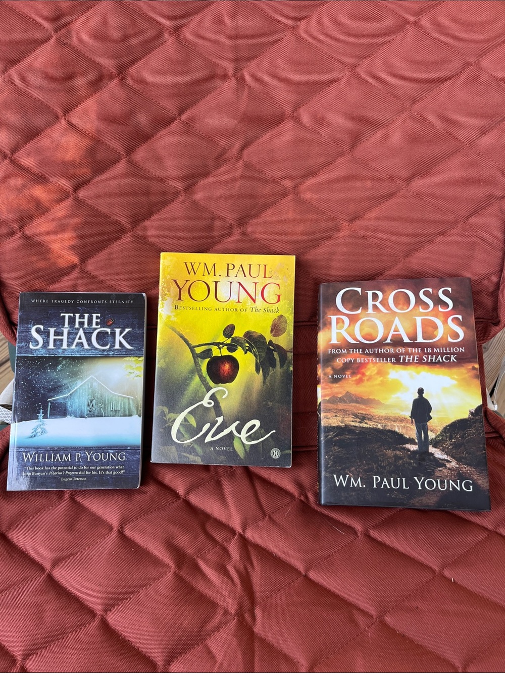 WM. PAUL YOUNG 3 Book Bundle: SHACK, EVE, CROSS ROADS